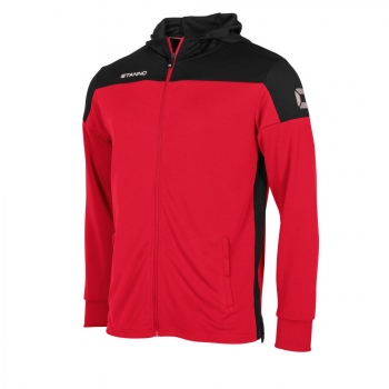 Stanno Pride Kapuzen Trainingsjacke Kinder Rot-Schwarz